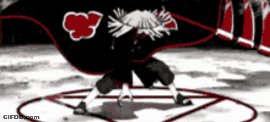 Hidan Cool Akatsuki Positioning GIF