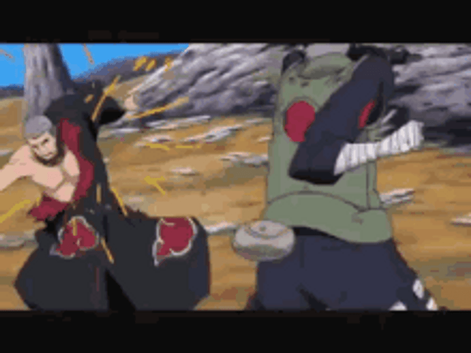 Hidan Fighting With Kakashi GIF