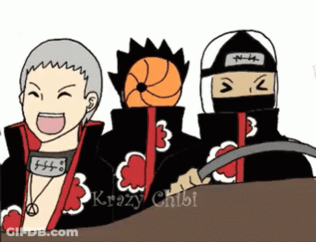 Hidan Having A Crazy Akatsuki Drive GIF