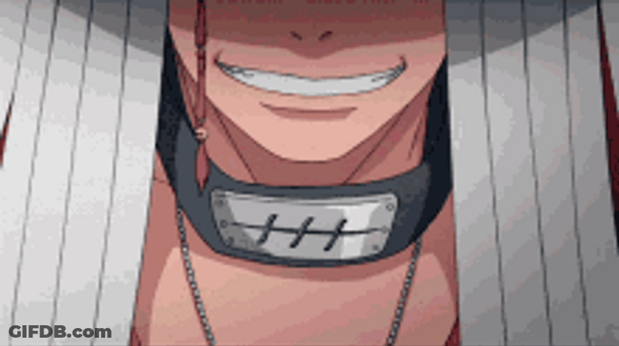 Hidan Licking His Bloody Blade GIF
