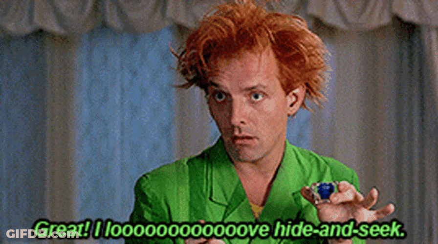 Hide And Seek Rik Mayall Drop Dead Fred GIF