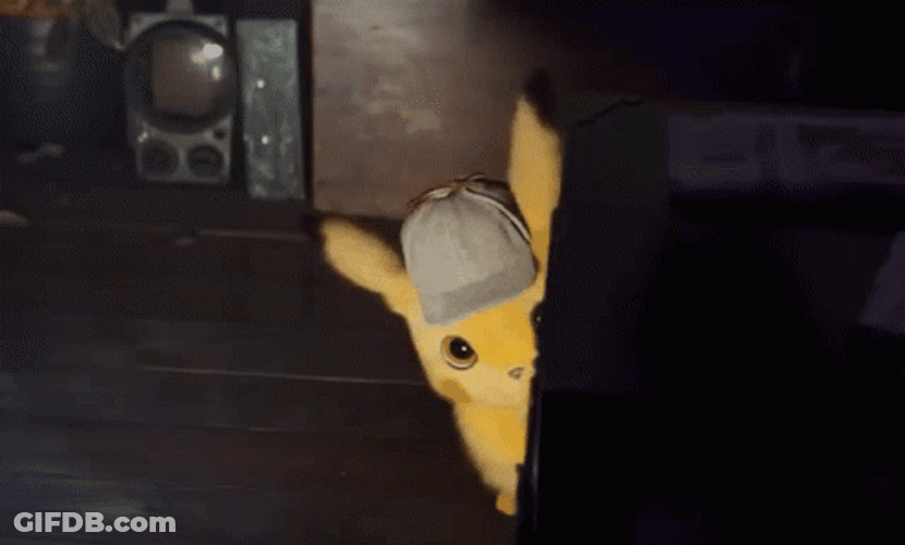 Hide Detective Pikachu GIF
