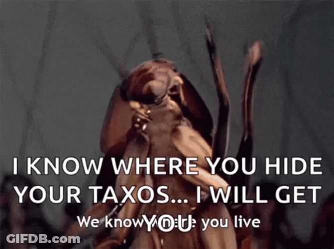 Hide Taxos Dancing Cockroach GIF