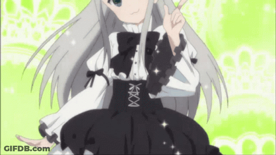 Hideri Kanzaki Anime Lolita Fashion GIF