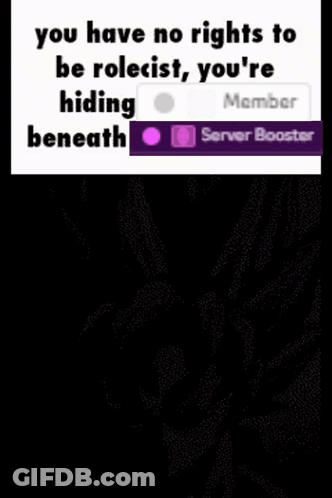 Hiding Grey Role Below Pink Role GIF