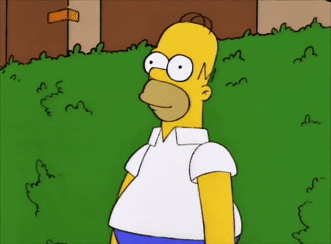 Hiding Homer Simpson With Molotov Burn It GIF