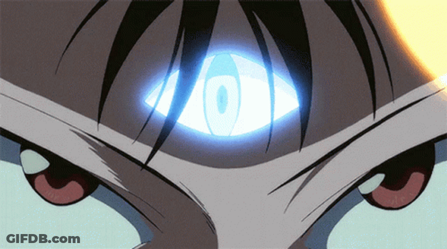 Hiei Hand Signs Release Power GIF