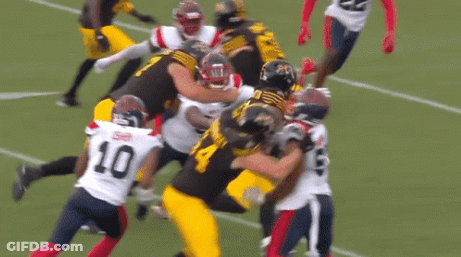 Higgins Butt Fumble GIF