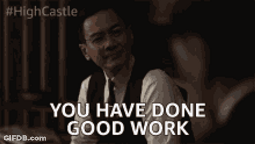 High Castle  Arnold Chun Great Work GIF