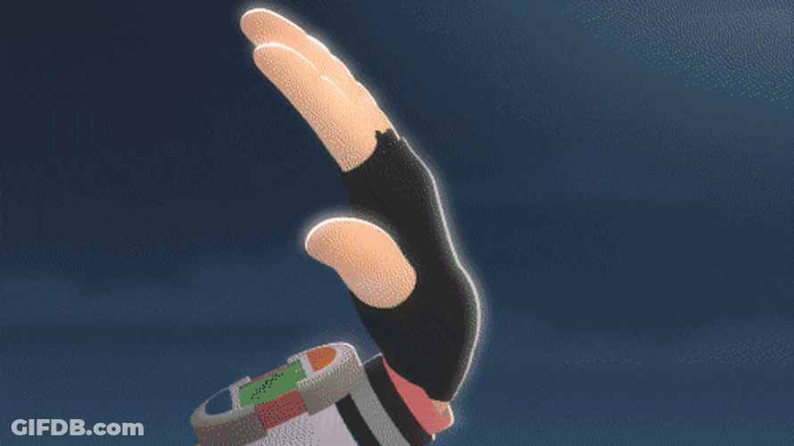 High Five Bidoof Pokémon GIF