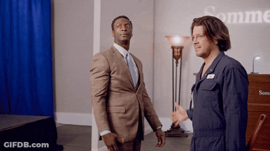 High Five Fist Bump Men GIF