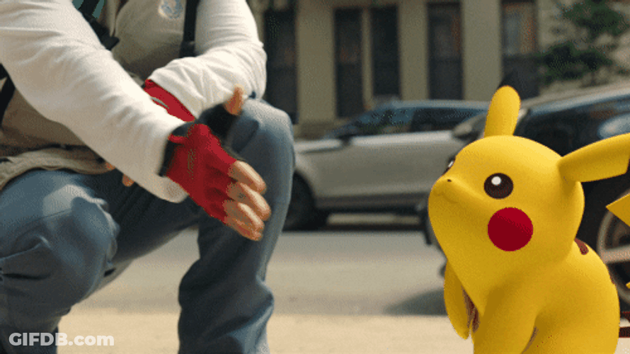 High Five Pikachu Pokémon GIF