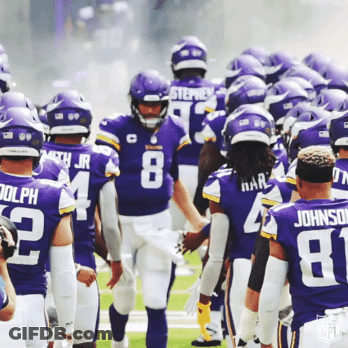 High Five Tunnel Kirk Cousins GIF