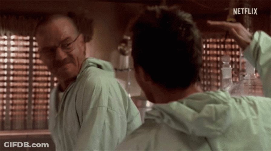 High Five Walter White And Jesse Pinkman GIF