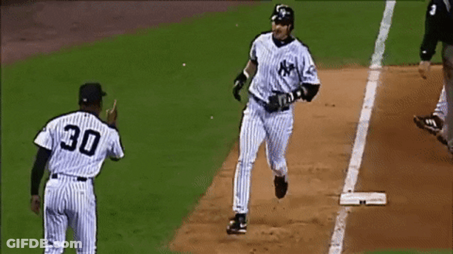 High Five Yankees Win GIF
