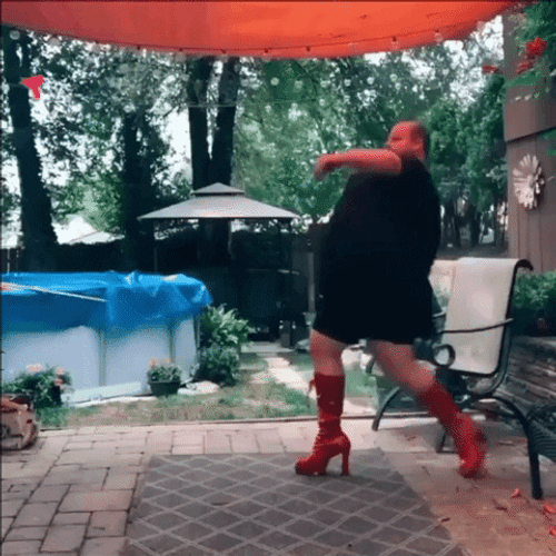 High Heels Dancing Funny Twerk GIF