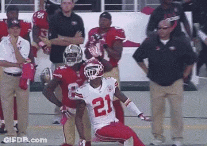 High Jump Football Catch GIF