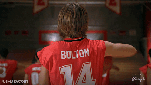 High School Basketball Players Dancing On Court GIF