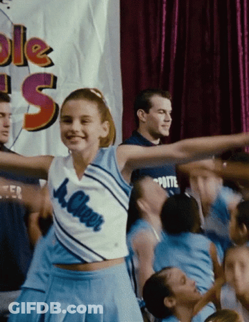 High School Cheerleading Stunt GIF