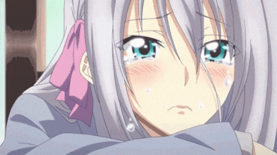 High School DxD Anime Rossweisse Crying GIF