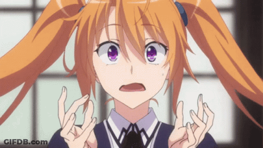 High School DxD Irina Shocked Daydream GIF