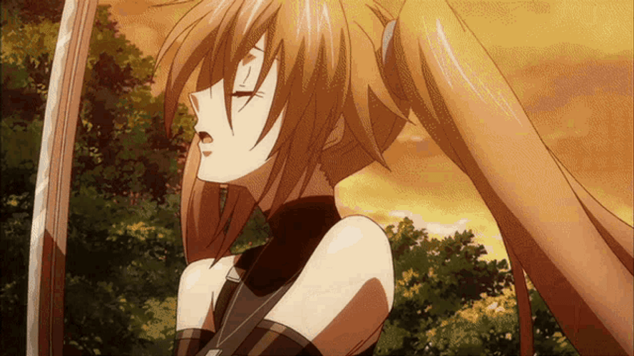 High School DxD Irina Sword Attack GIF