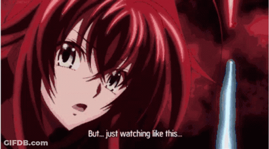 High School DxD Issei Lucifer Fighting Rias GIF
