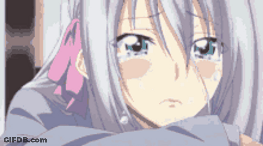 High School Dxd Rossweisse Anime Girl Crying GIF