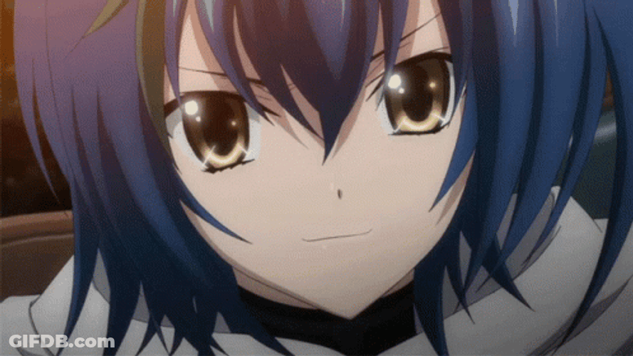 High School DxD Xenovia Lick Tongue GIF