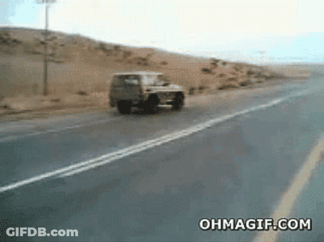 High Speed Fast Driving Car Losing Control GIF
