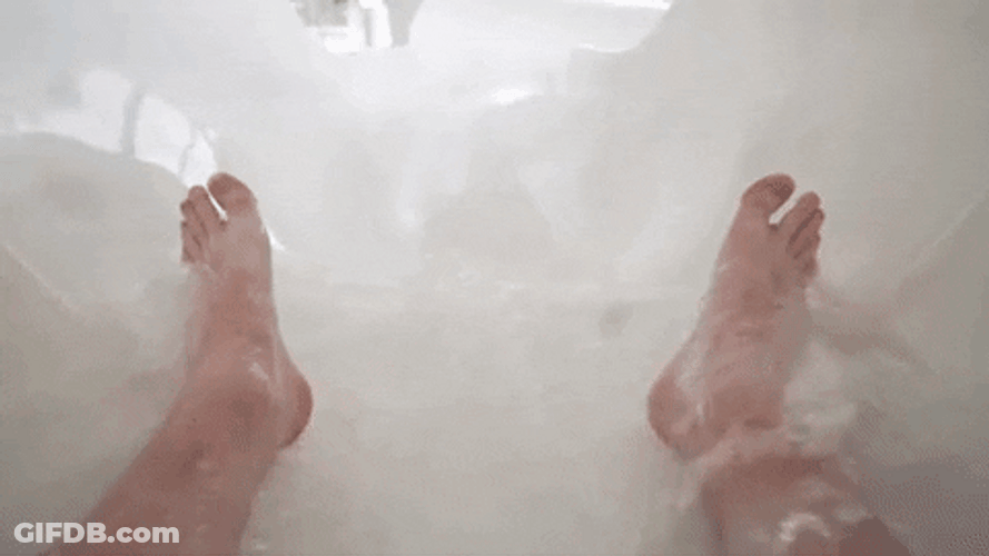 High Speed Sliding Waterslide Feet First GIF