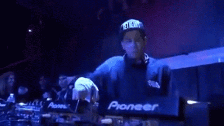 Highly Energetic DJ Howling GIF