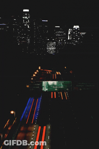 Highway Sign North And South GIF