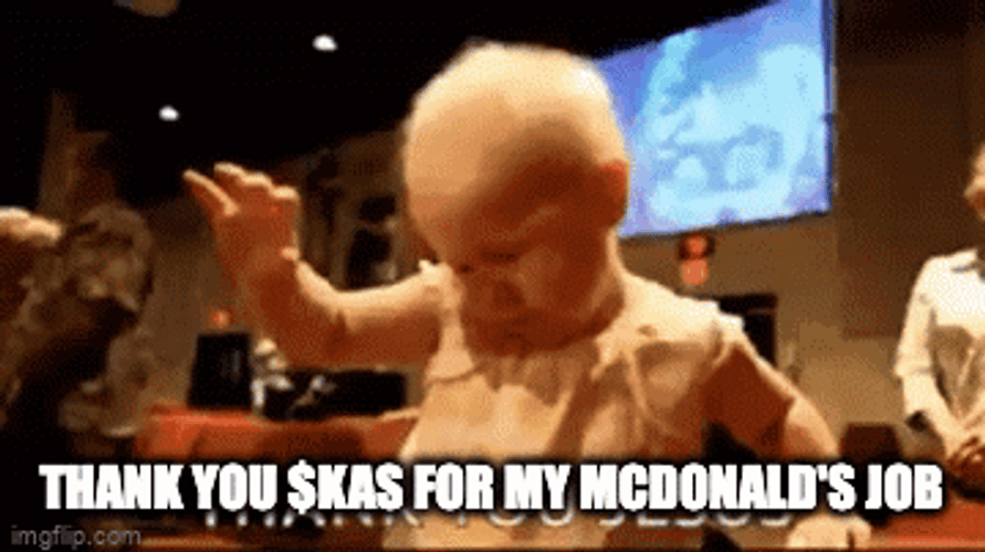 Hilarious Baby Intense Praying Meme GIF