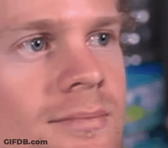 Hilarious Blinking Guy Face Distorted GIF