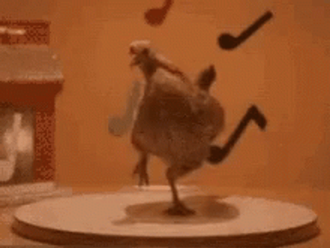 Hilarious Chicken Dance On Stage GIF