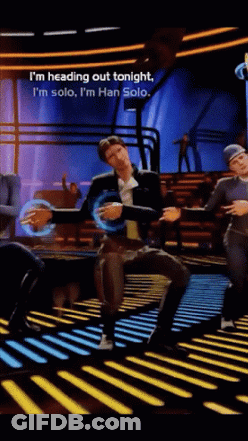 Hilarious Dancing Solo Han Solo GIF