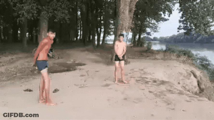 Hilarious Dive Missed It By That Much GIF