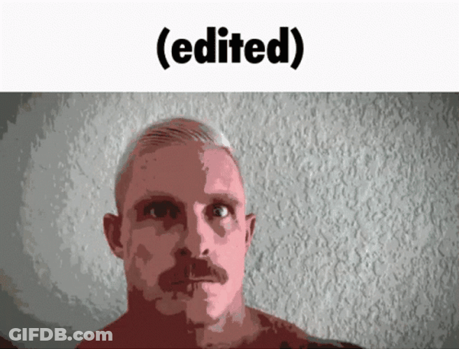 Hilarious Dude Serious Edit Looks GIF