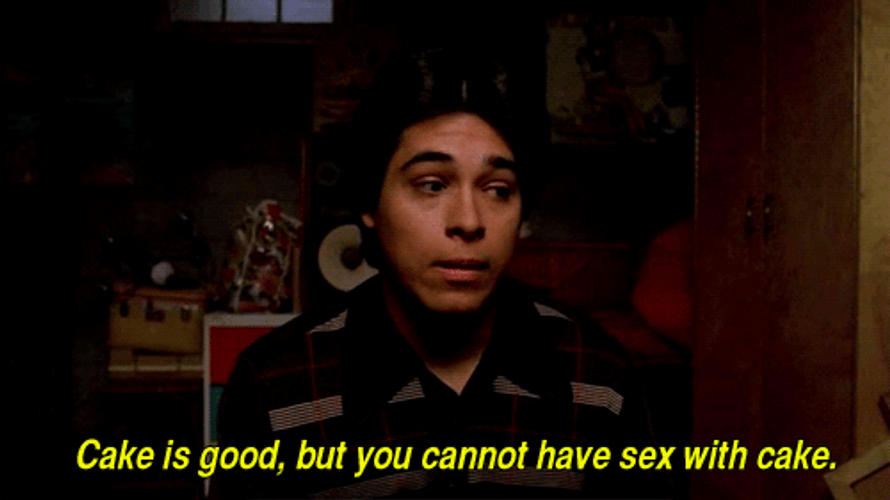 Hilarious Food Versus Sex Reminder GIF