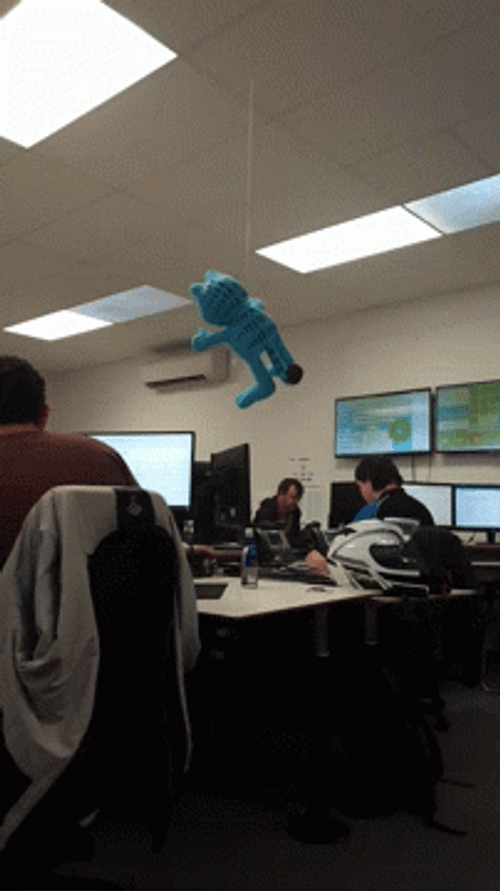 Hilarious Garfield Noose Tied Hanging GIF