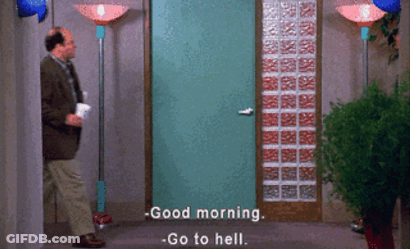 Hilarious Good Morning Office GIF