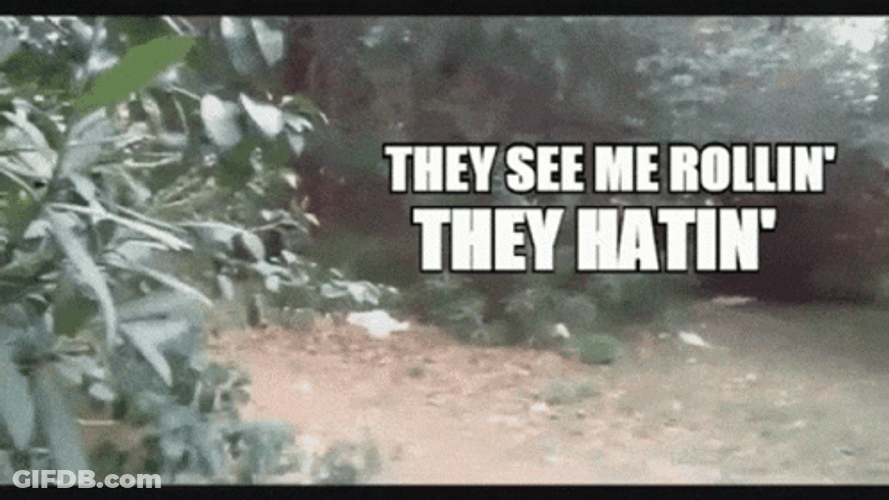 Hilarious Man Rolling They See Me Rollin GIF
