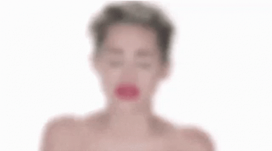 Hilarious Miley Cyrus Wrecking Ball Parody GIF