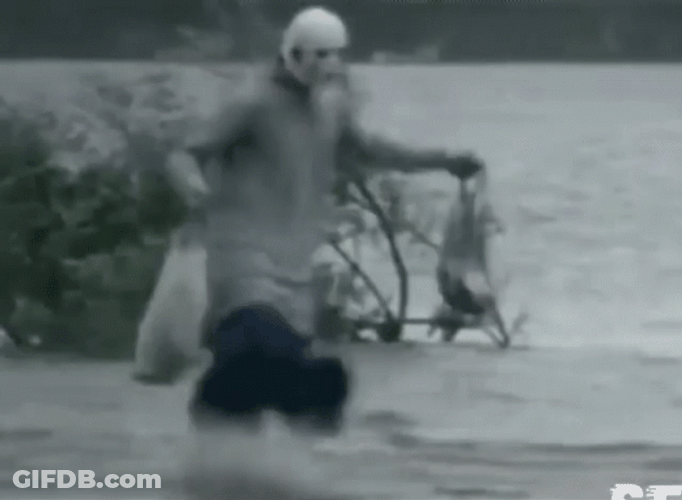 Hilarious Old Man Skipping GIF