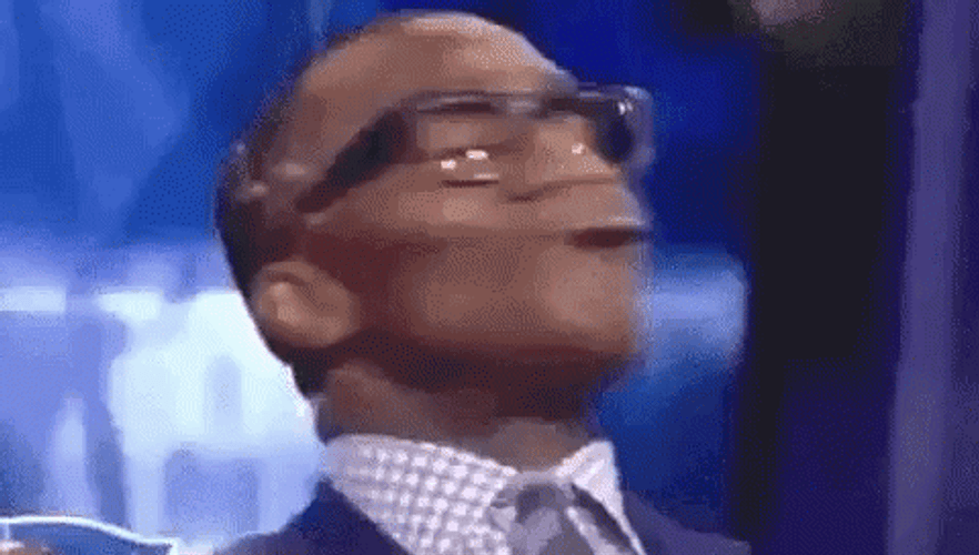 Hilarious Shanon Sharpe Shaking Head Hell Nah GIF