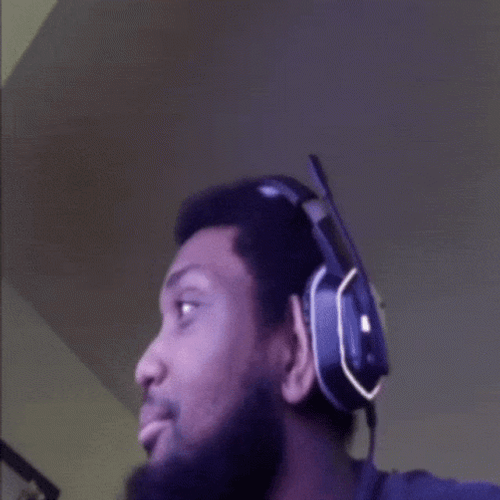 Hilarious Shocked Man What Did He Say Meme GIF