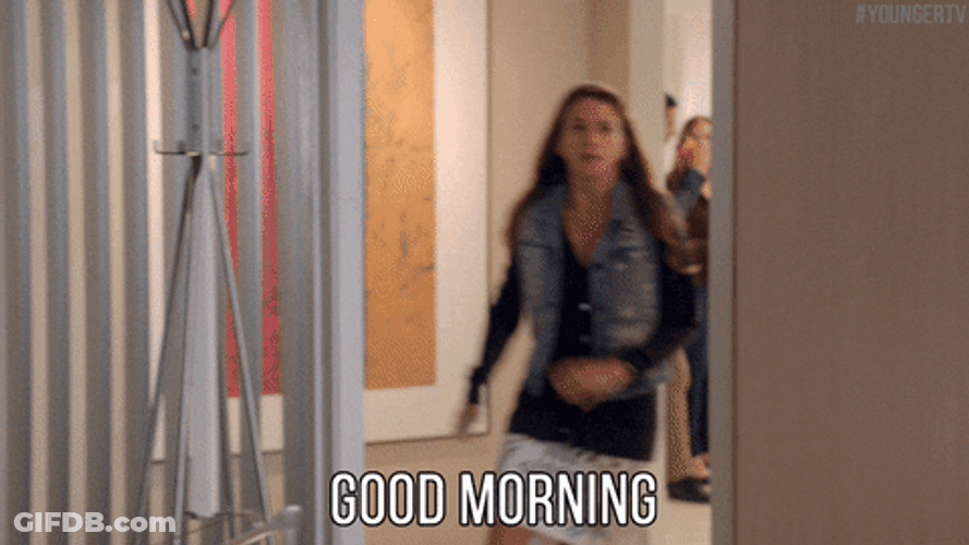 Hilarious Sutton Foster Good Morning GIF