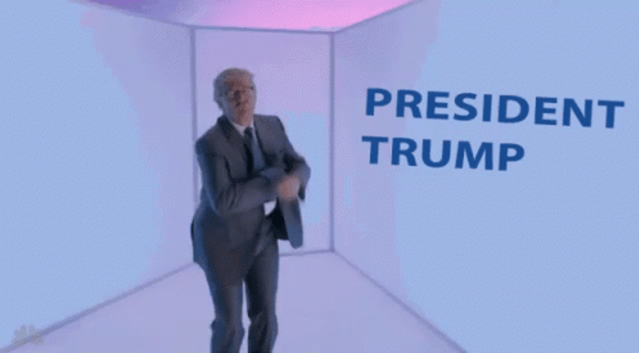 Hilarious Trump Dancing Comedian GIF