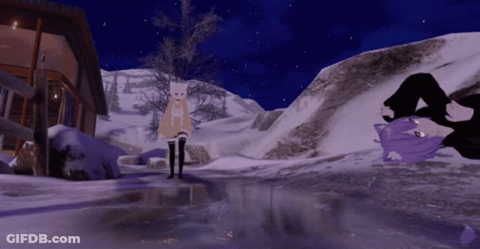 Hilarious Tumble Slipping On Ice GIF